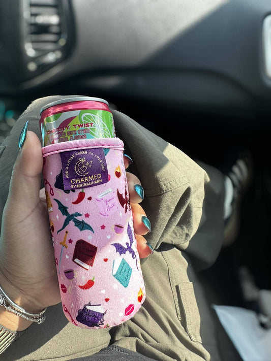 Spicy Book Club Slim Can Sleeve